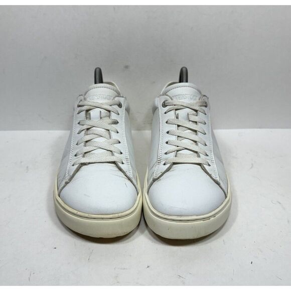 Birkenstock Bend Low Womens Size 8 / 39 Shoes White Leather Lace Up Sneakers - Picture 3 of 11